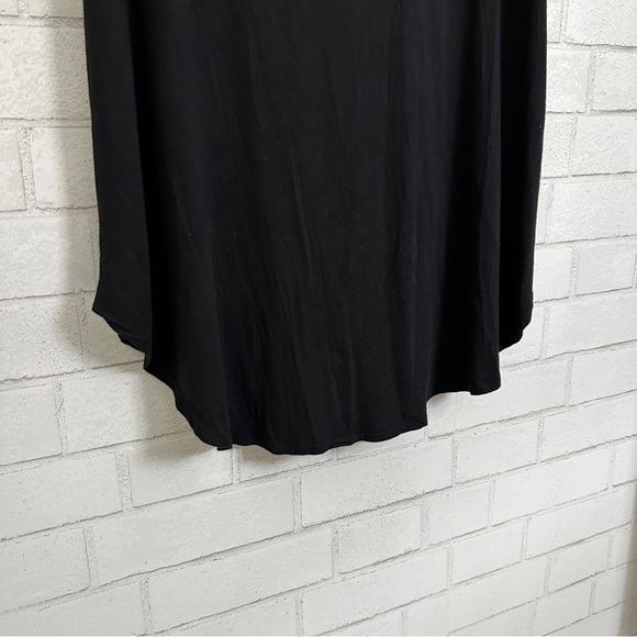 LANE BRYANT Black Short Sleeve Fitted Tunic Tee - Picture 8 of 9